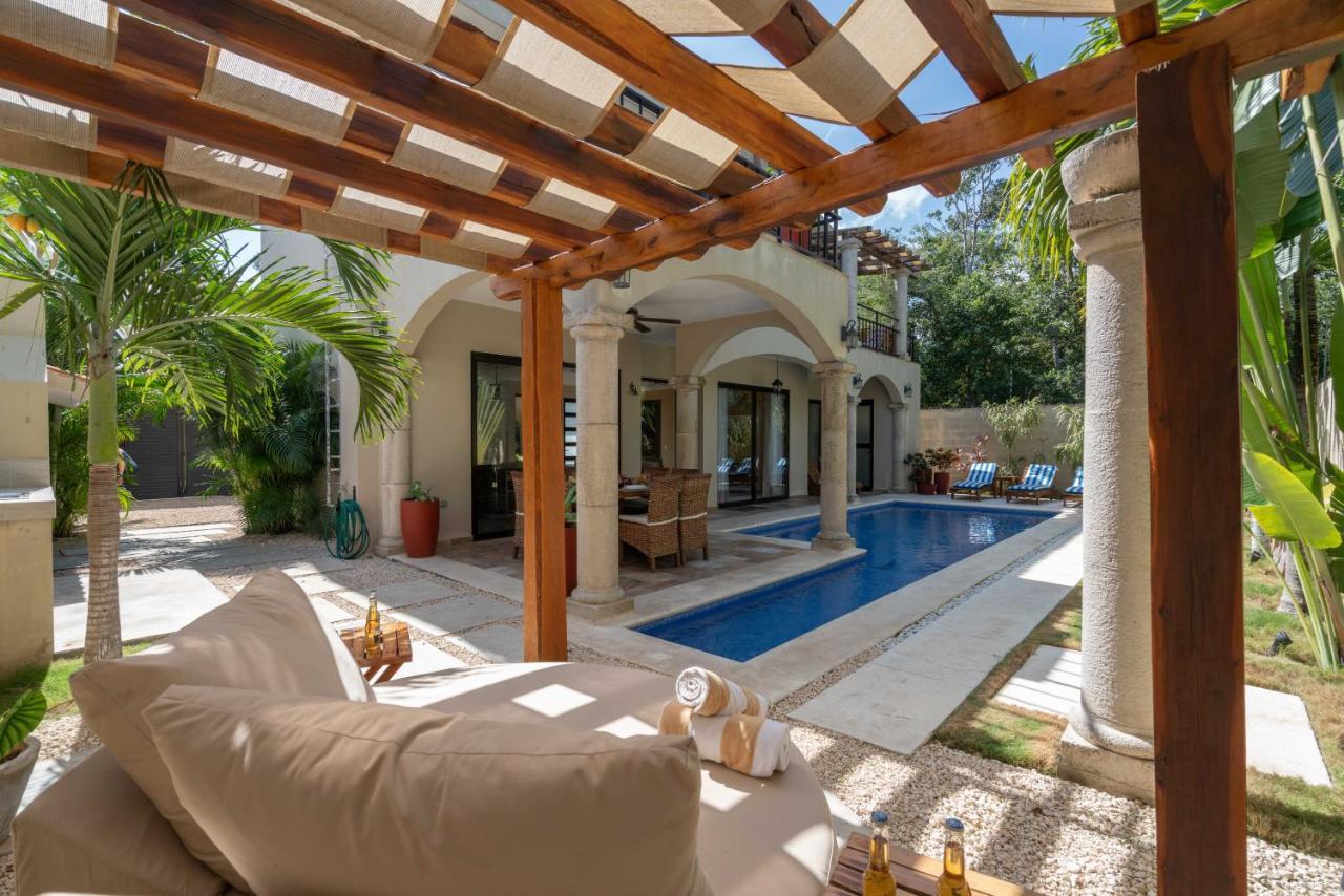 Tulum Stunning Villa For 10-Cabana-Private Pool-Parking Ngoại thất bức ảnh