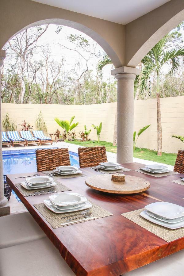 Tulum Stunning Villa For 10-Cabana-Private Pool-Parking Ngoại thất bức ảnh